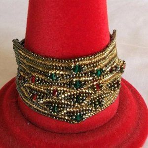 Indian Style Straw Bracelet Hand Made.